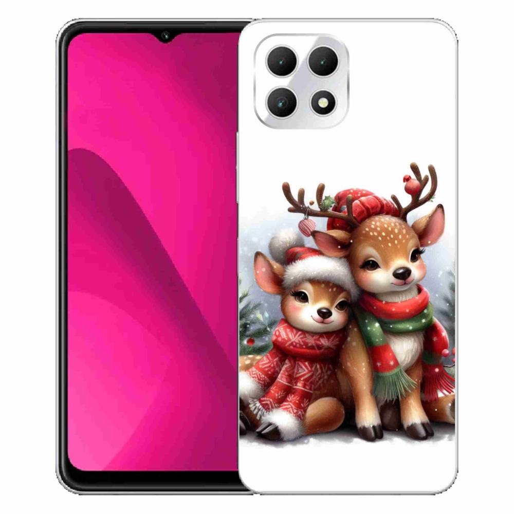 Zselés borítás mmCase a T-Mobile T Phone 2 készülékhez - Karácsonyi rénszarvas