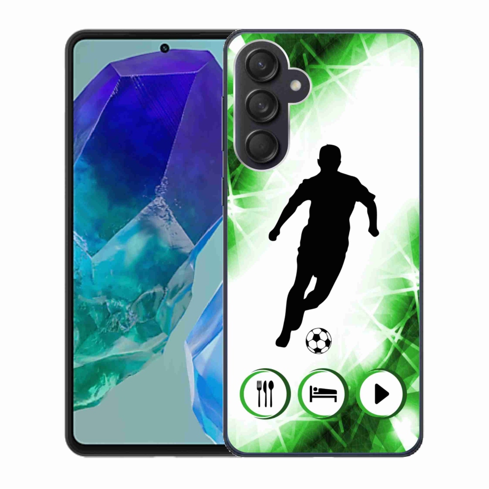 Gél borítás mmCase Samsung Galaxy M55 5G - focista számára