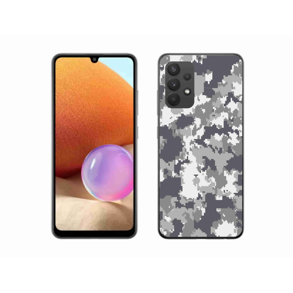 Gél védőhuzat mmCase Samsung Galaxy A32 4G - terepszínű mintázat 2