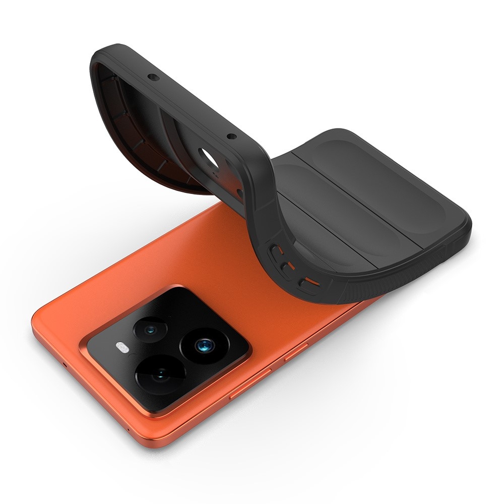 Rugg tartós zselés tok a Realme GT 7 Pro 5G készülékhez - fekete