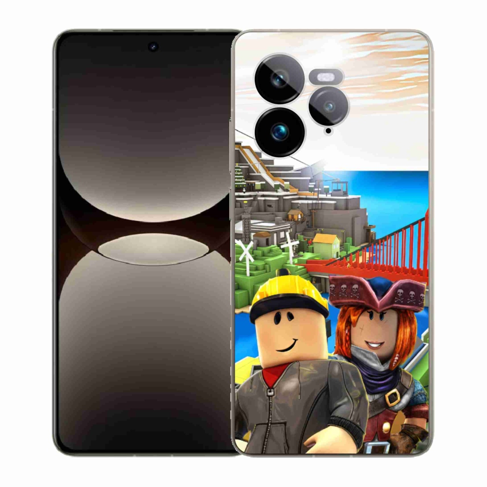 Gél borítás mmCase a Realme GT 7 Pro 5G számára - roblox 1