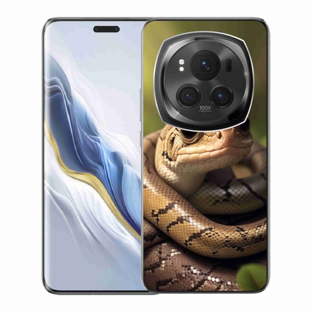 Zselés borítás mmCase a Honor Magic 6 Pro 5G készülékhez - kígyó 1