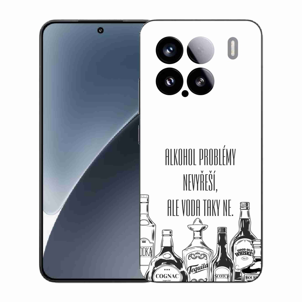 Gél borító mmCase a Xiaomi 15-hez - vicces szöveg fehér háttérrel