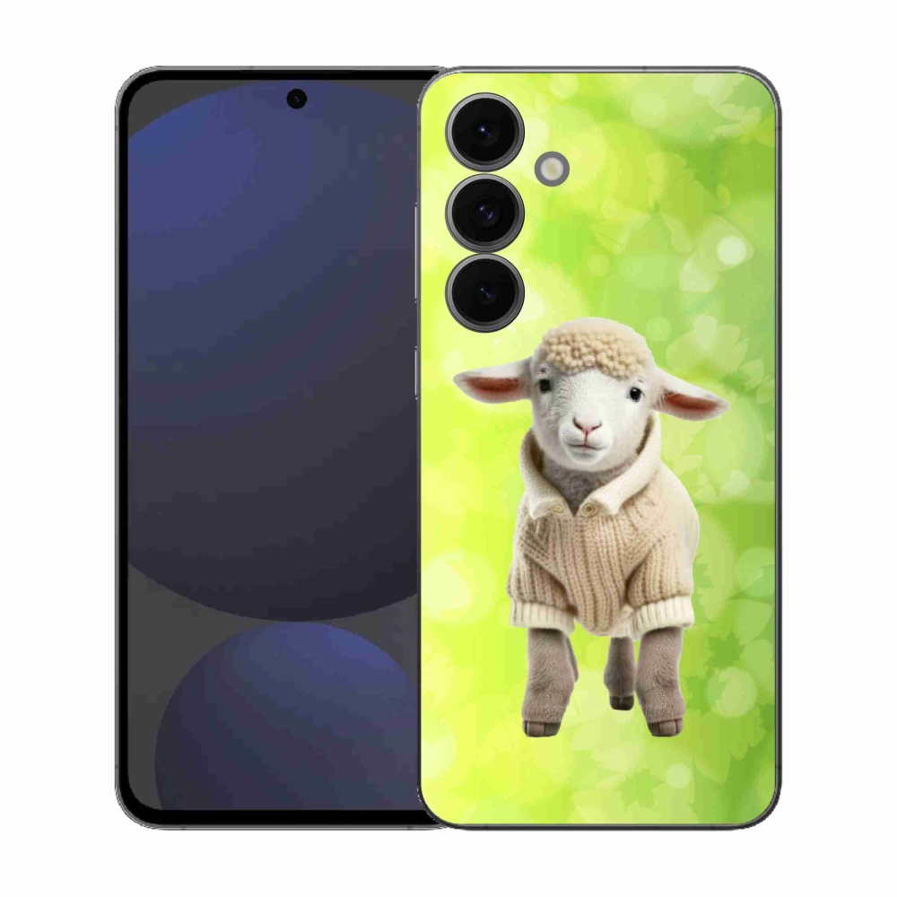 Zselés borítás mmCase Samsung Galaxy S25 FE - bárány pulóverben