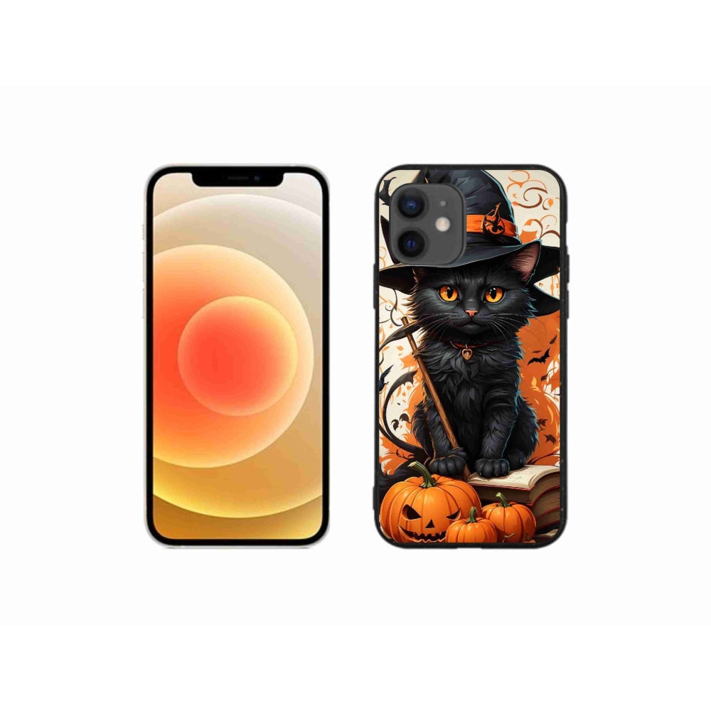 Zselés borítás mmCase iPhone 12 mini készülékhez - cat wizard