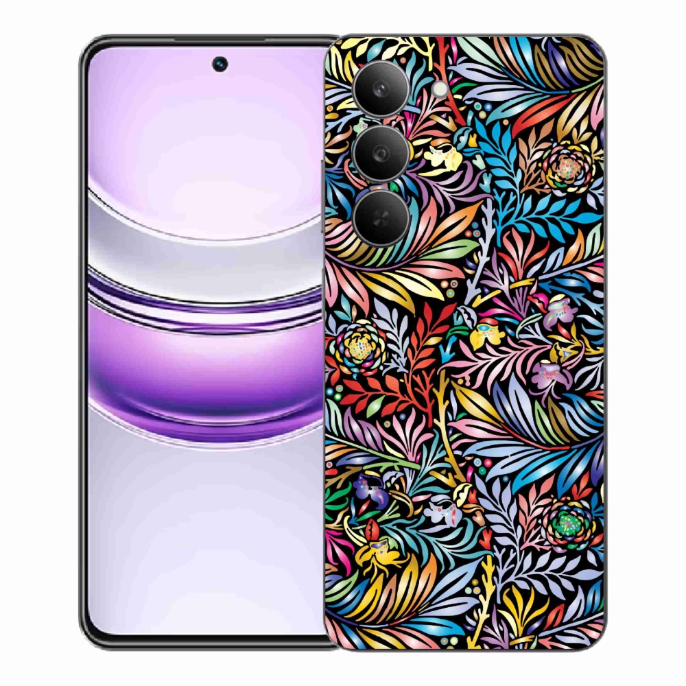 Gél borító mmCase a Realme 14x 5G készülékhez - virágok 5