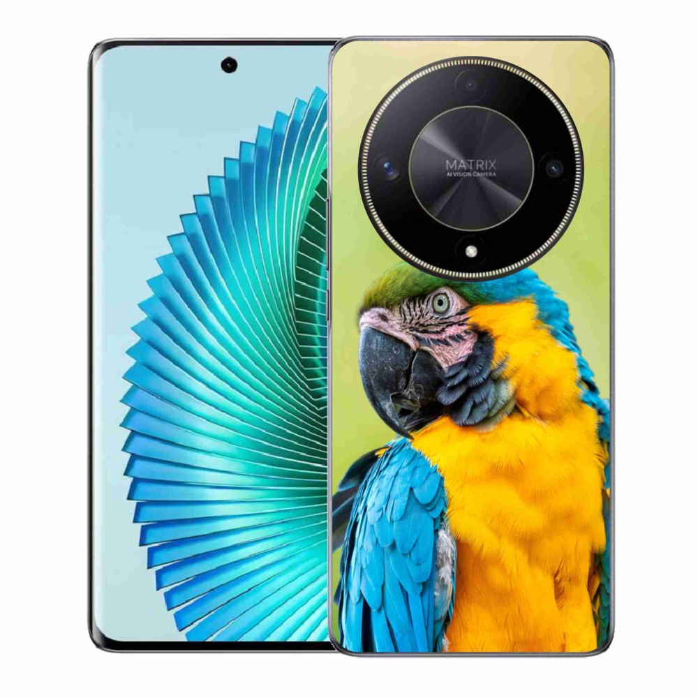 Gél tok mmCase a Honor Magic 6 Lite 5G számára - papagáj ara 2