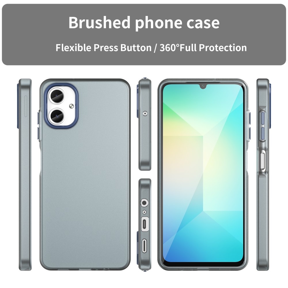 Candys matt zselés tok Samsung Galaxy A06 4G - sötétkék