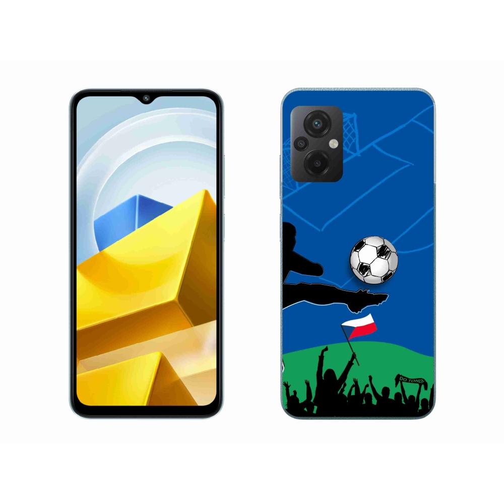 Gél borítás mmCase a Xiaomi Poco M5 4G-hez - futballszurkolók számára