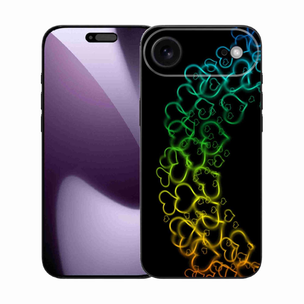 Gél borítás mmCase iPhone 17 Air készülékhez - színes szívek