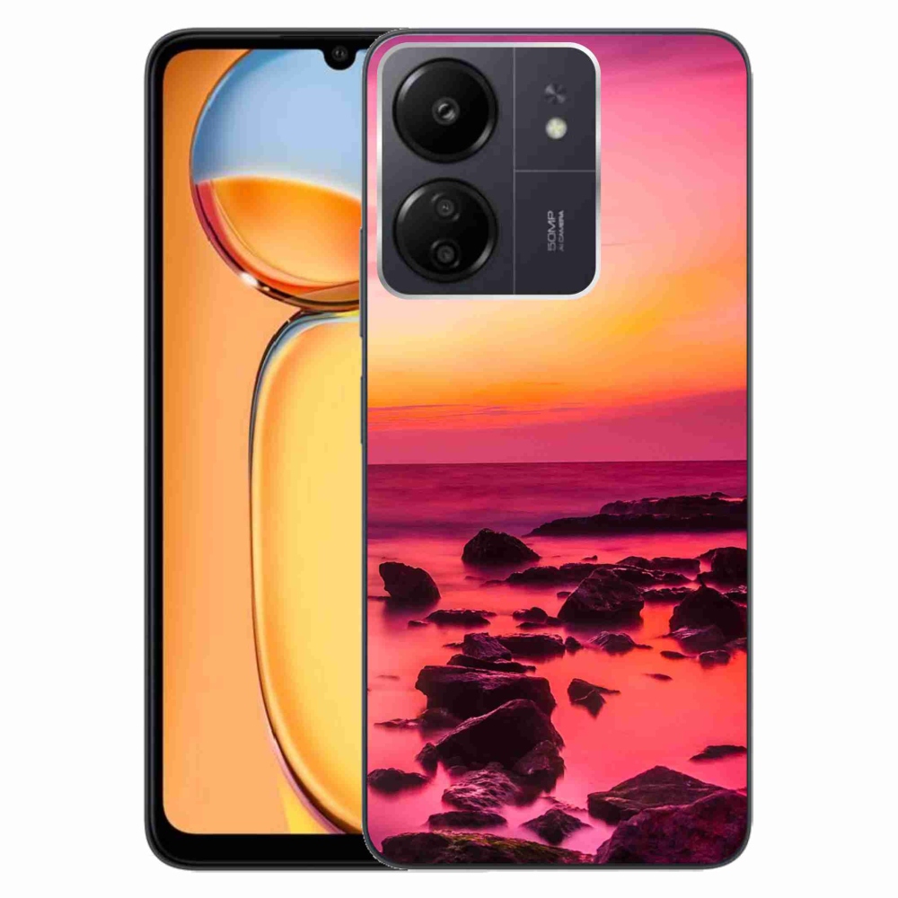 Gél borító mmCase a Xiaomi Poco C65/Redmi 13C - tenger és ragyogás számára