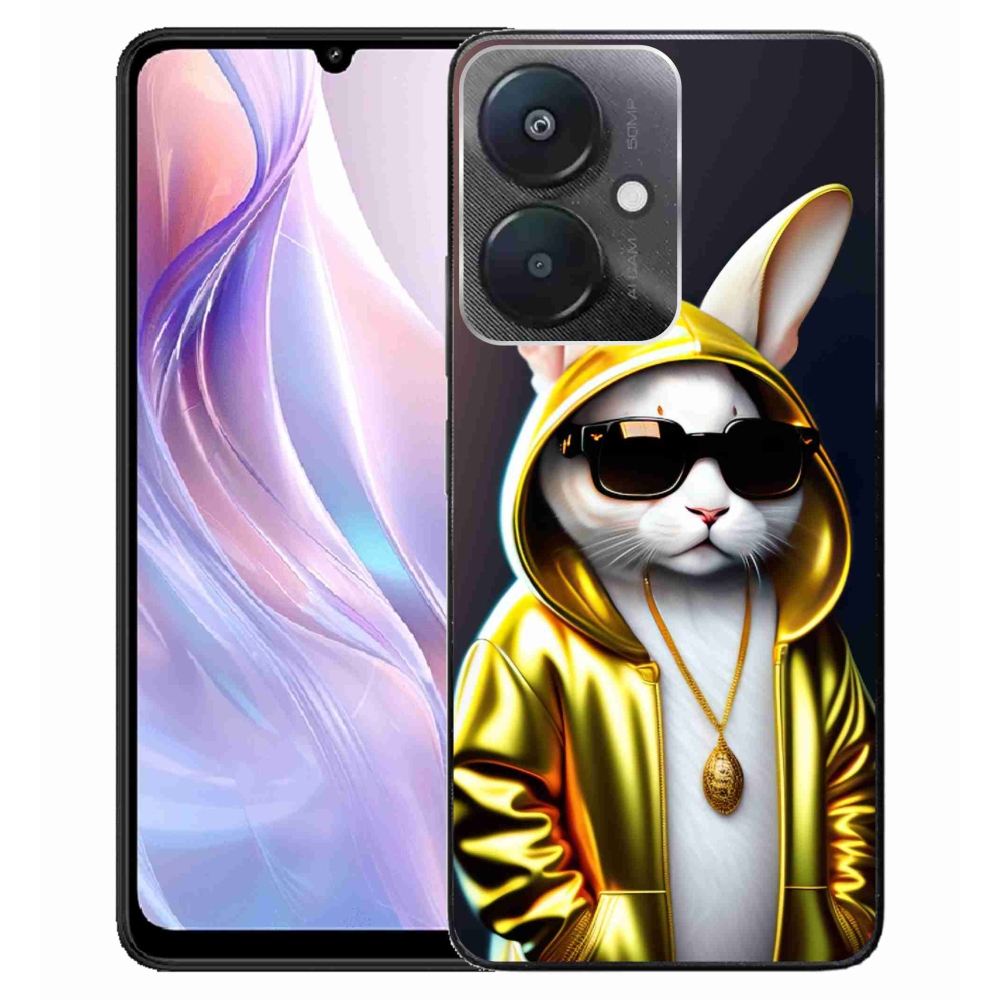 Gél borító mmCase a Xiaomi Redmi 13C 5G számára - cat boss