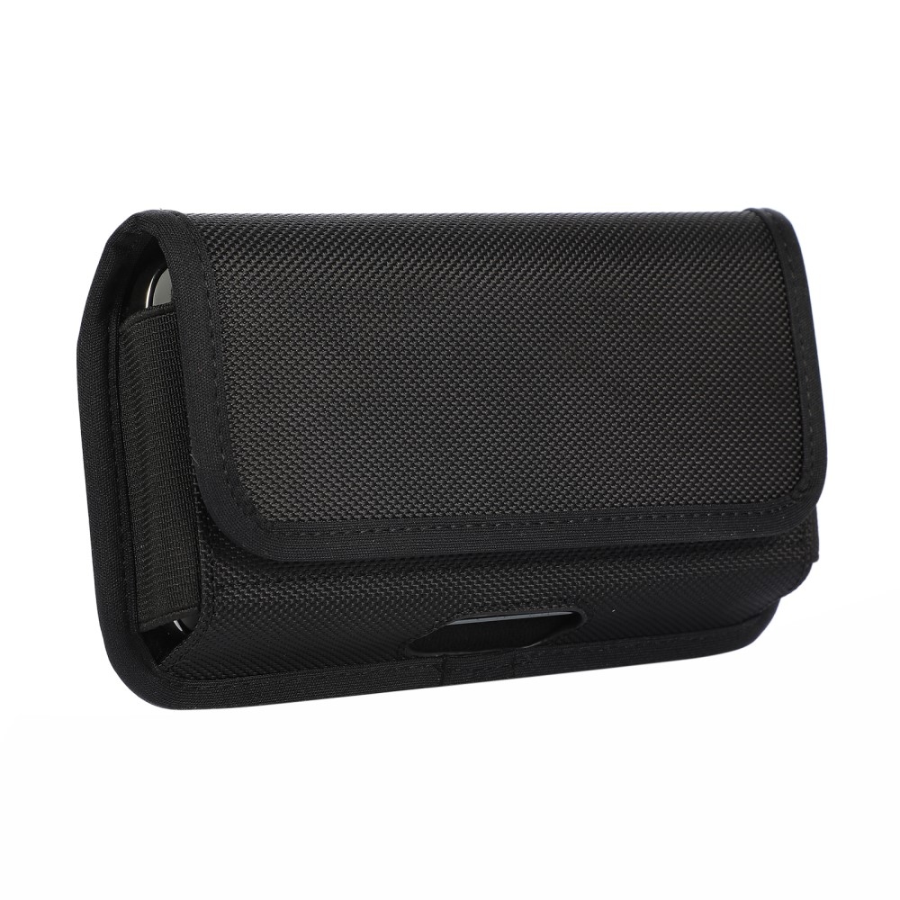 Nylon univerzális övtáska 175 x 95 x 20 mm - fekete