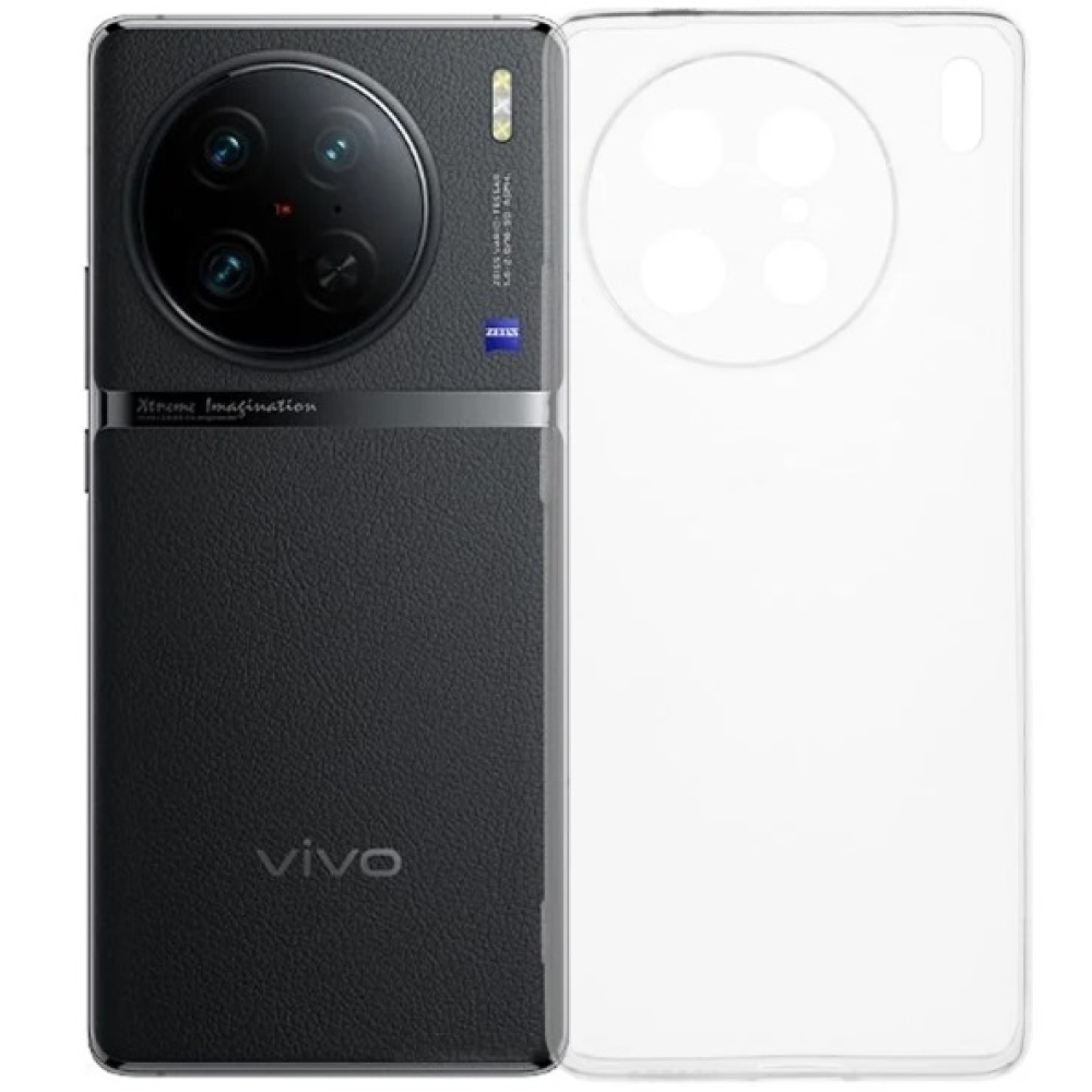 Átlátszó gél tok a Vivo X90 Pro készülékhez - átlátszó