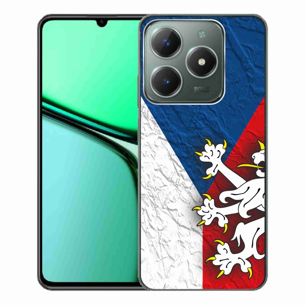 Zselés borító mmCase a Realme C61 készülékhez - cseh zászló 1