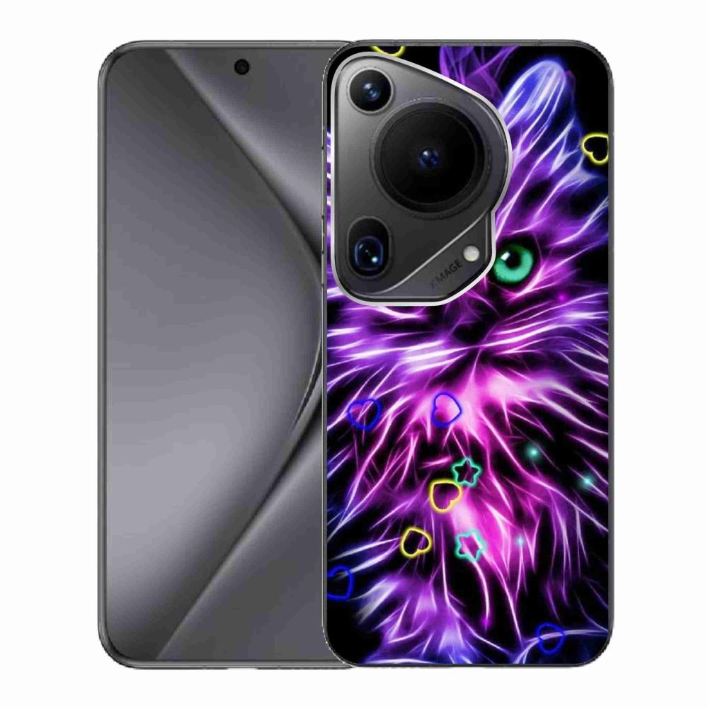 Gél borító mmCase a Huawei Pura 70 Ultra készülékre - absztrakt macska
