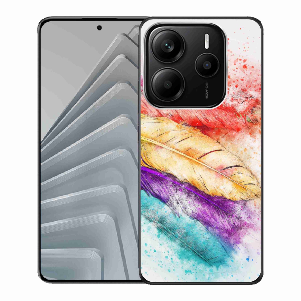 Gél borítás mmCase a Xiaomi Redmi Note 14 5G-hez - színes toll