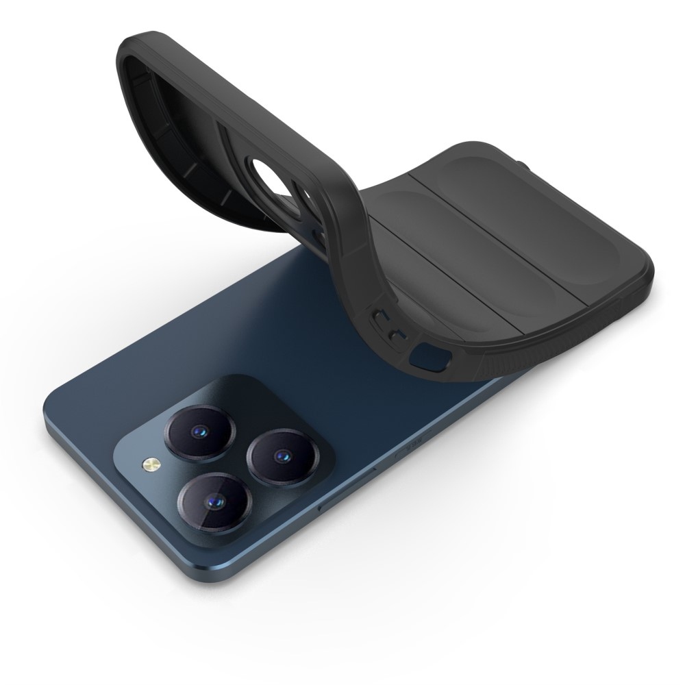 Rugg tartós zselés tok a Realme C61 készülékhez - fekete