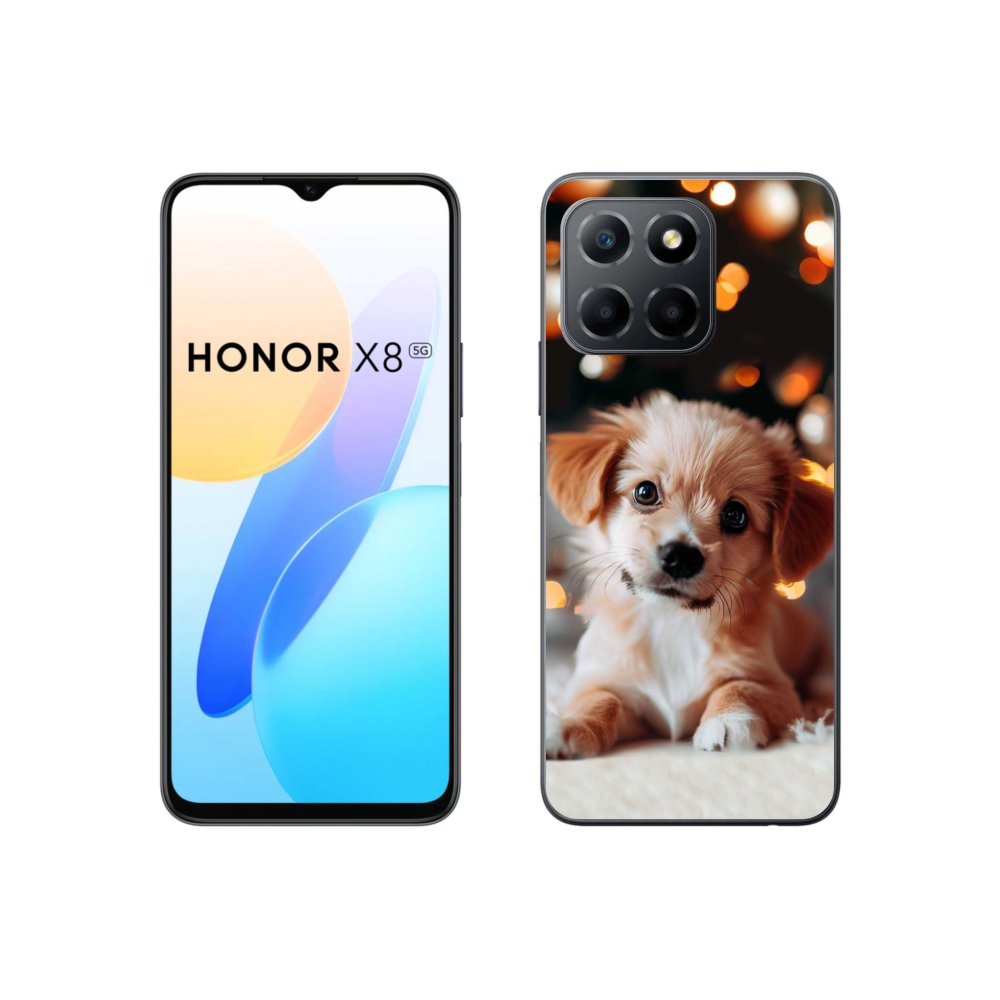 Zselés borítás mmCase a Honor X8 5G/70 Lite 5G számára - kölyökkutyakék