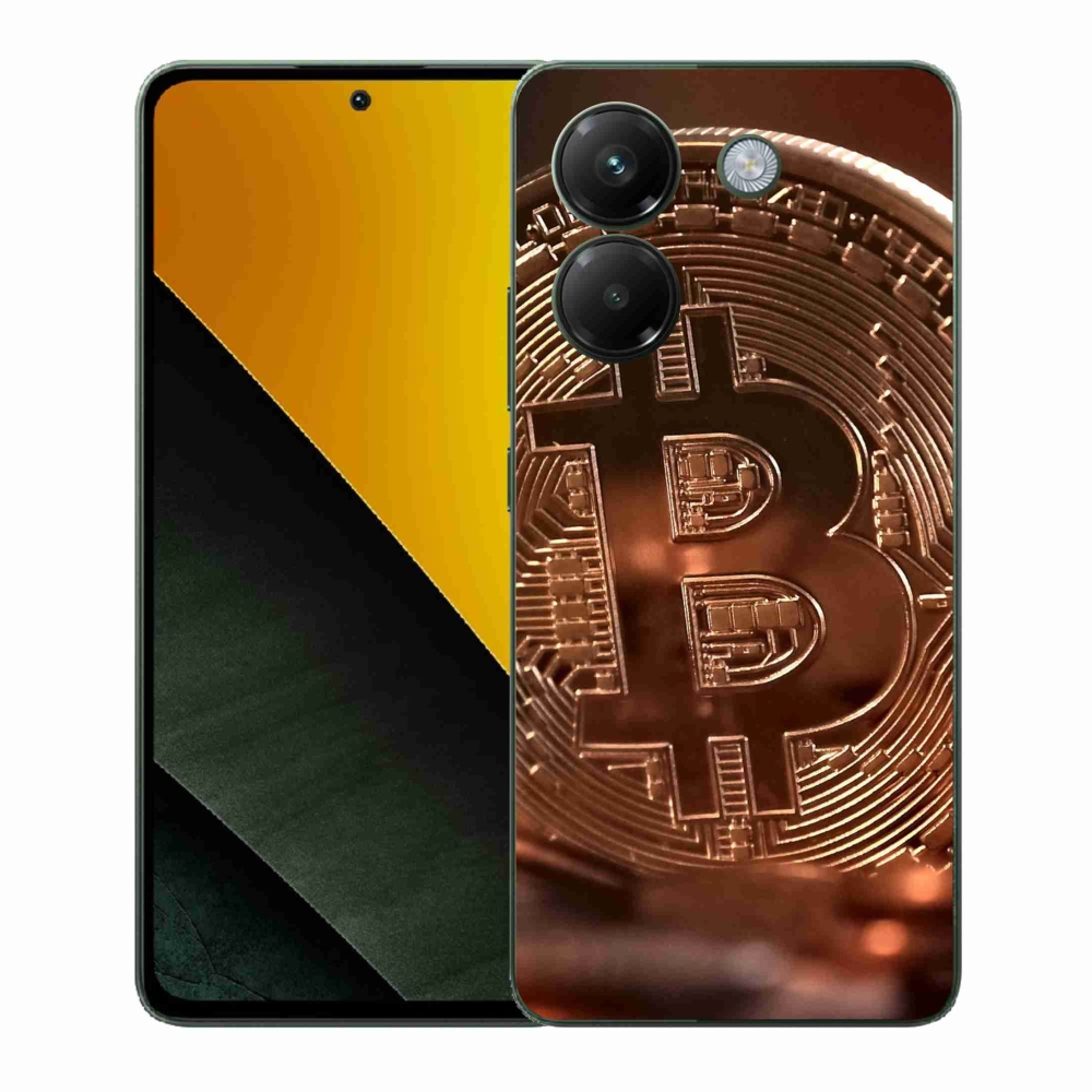 Gél borítás mmCase a Xiaomi Poco M7 Pro 5G számára - bitcoin