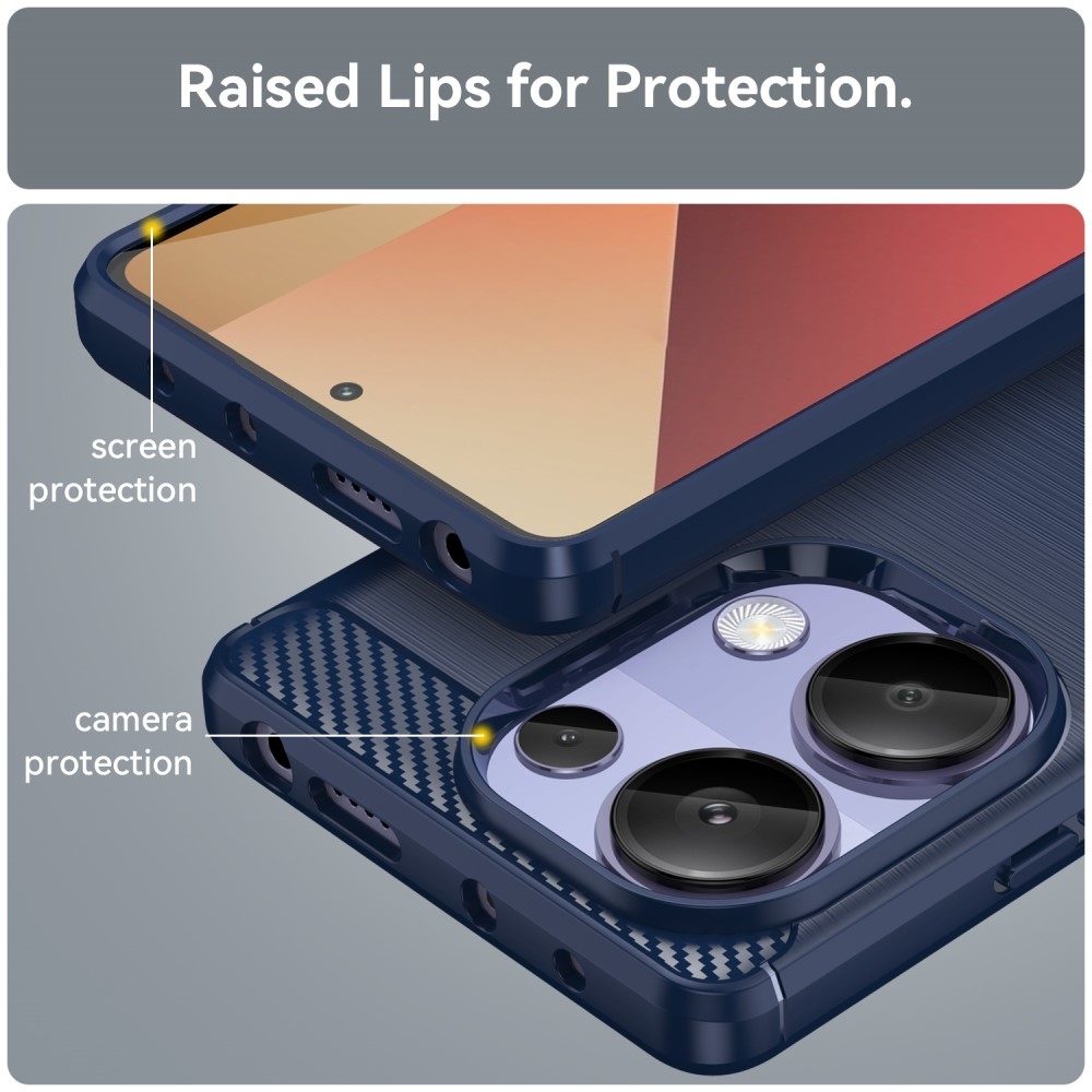 Szénálló zselés tok Xiaomi Redmi Note 13 Pro 4G/Poco M6 Pro - kék