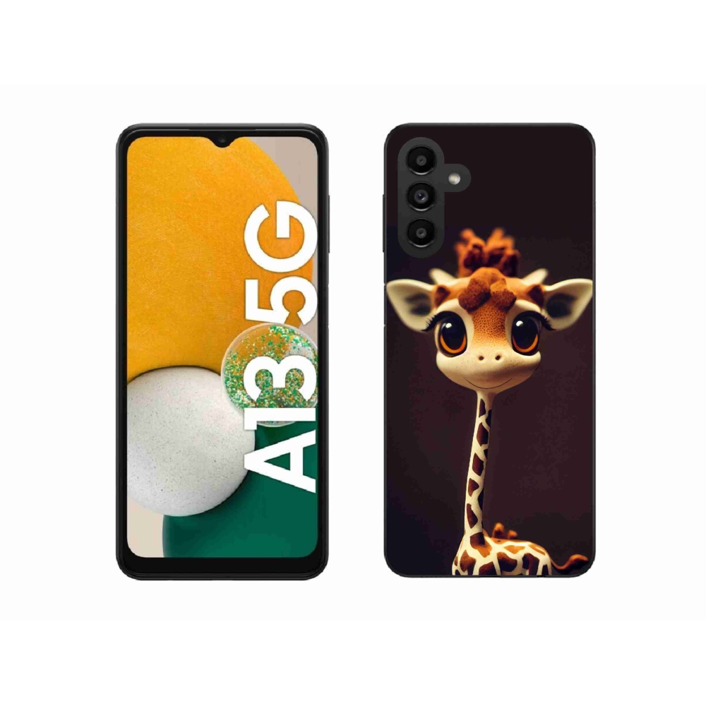 Gél védőhuzat mmCase Samsung Galaxy A13 5G - kis zsiráfhoz