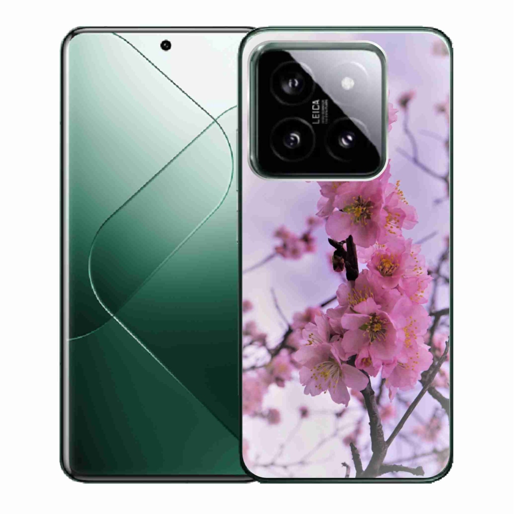 Gél borító mmCase a Xiaomi 14 - virágok 7 számára