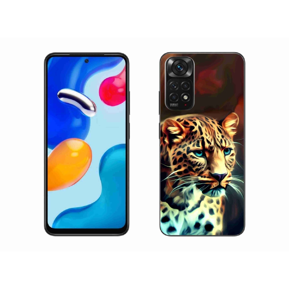 Gél borítás mmCase a Xiaomi Redmi Note 11 4G-hez - leopárd