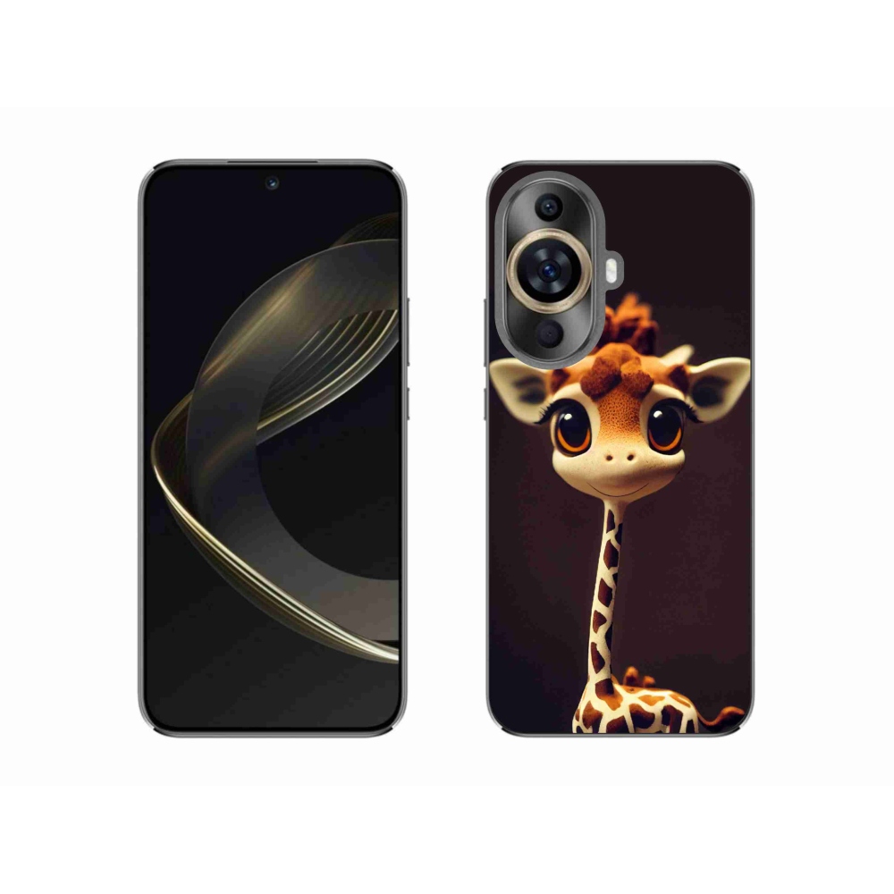 Gél borítás mmCase a Huawei Nova 11 készülékhez - kis zsiráf