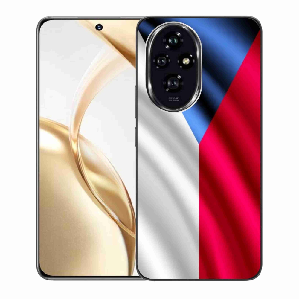 Zselés borító mmCase a Honor 200 5G számára - cseh zászló