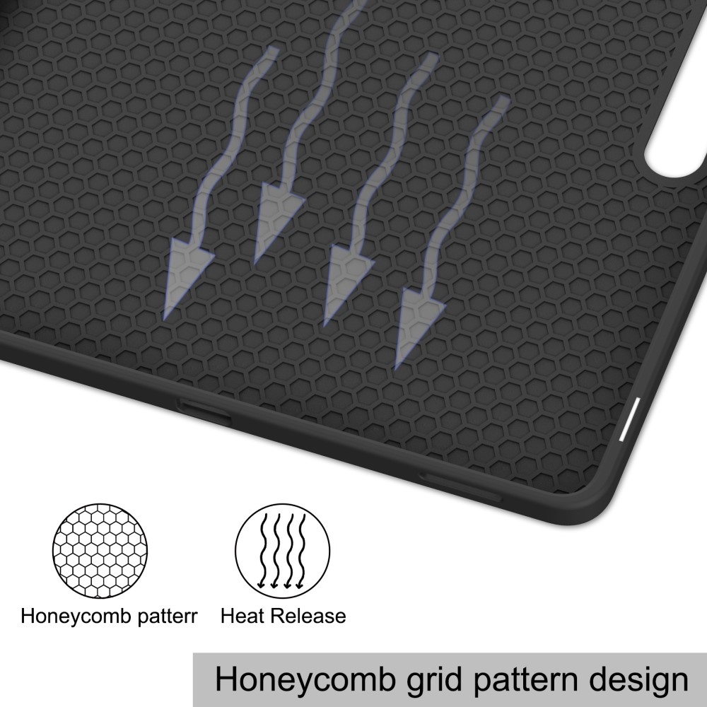 Casy intelligens záró tok Samsung Galaxy Tab S10 FE+ készülékhez - rózsaarany színű