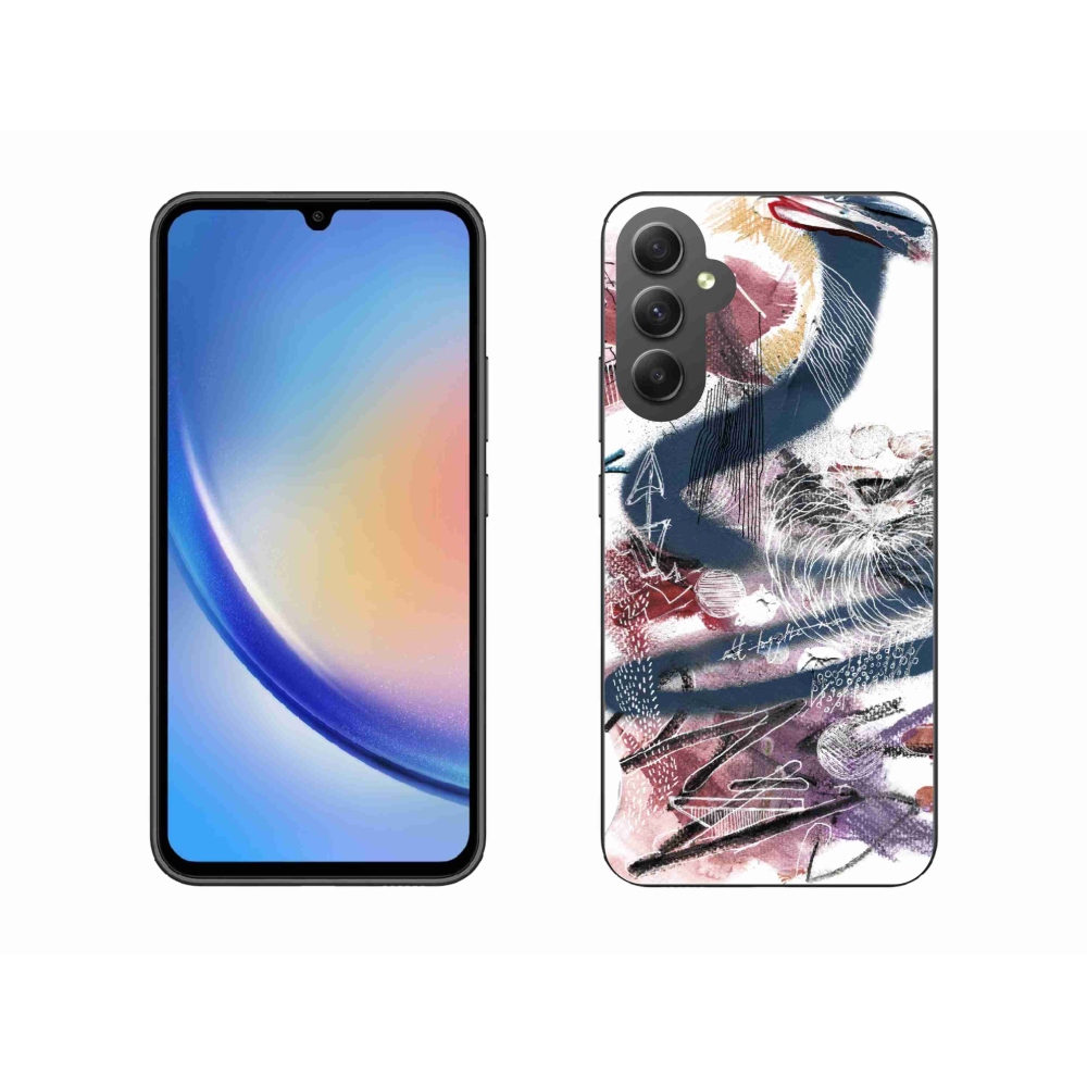 Zselés borítás mmCase Samsung Galaxy A34 5G - absztrakt motívum 28