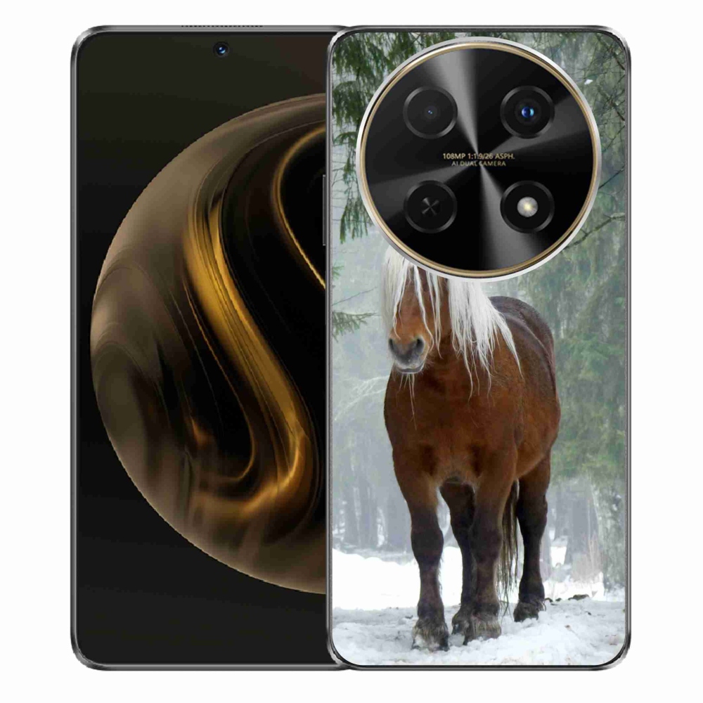 Gél tok mmCase a Huawei Nova 12i számára - ló az erdőben