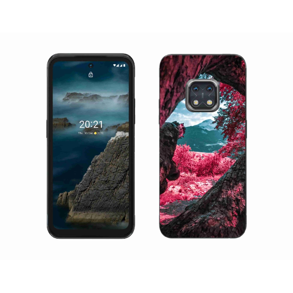 Zselés borítás mmCase a Nokia XR20 készülékhez - hegyi kilátás