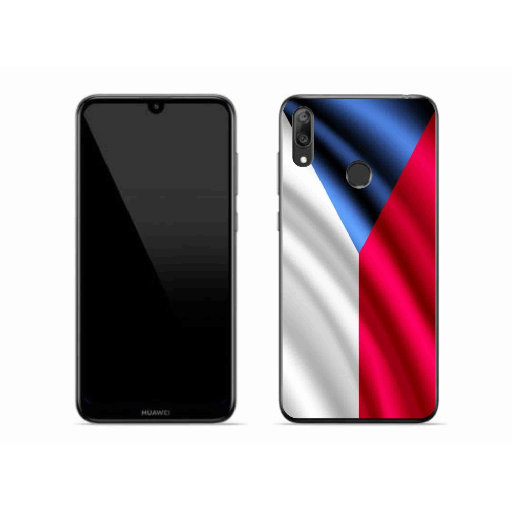 Gél borító mmCase mobilhoz Huawei Y7 (2019) - cseh zászló
