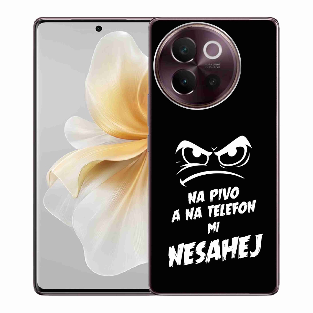 Gél borítás mmCase a Vivo V40 Lite 5G-hez - sör motívum 2 fekete háttérrel