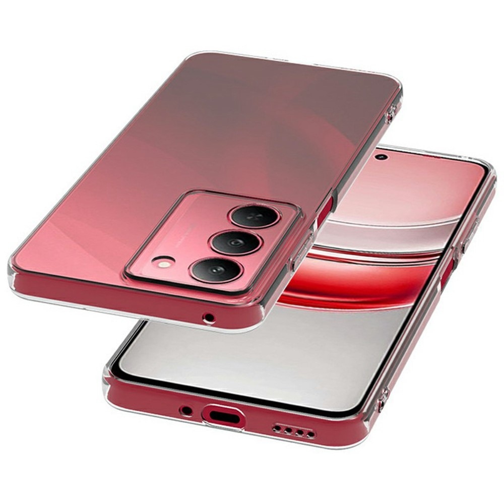 Átlátszó gél tok a Realme 14x 5G készülékhez - átlátszó