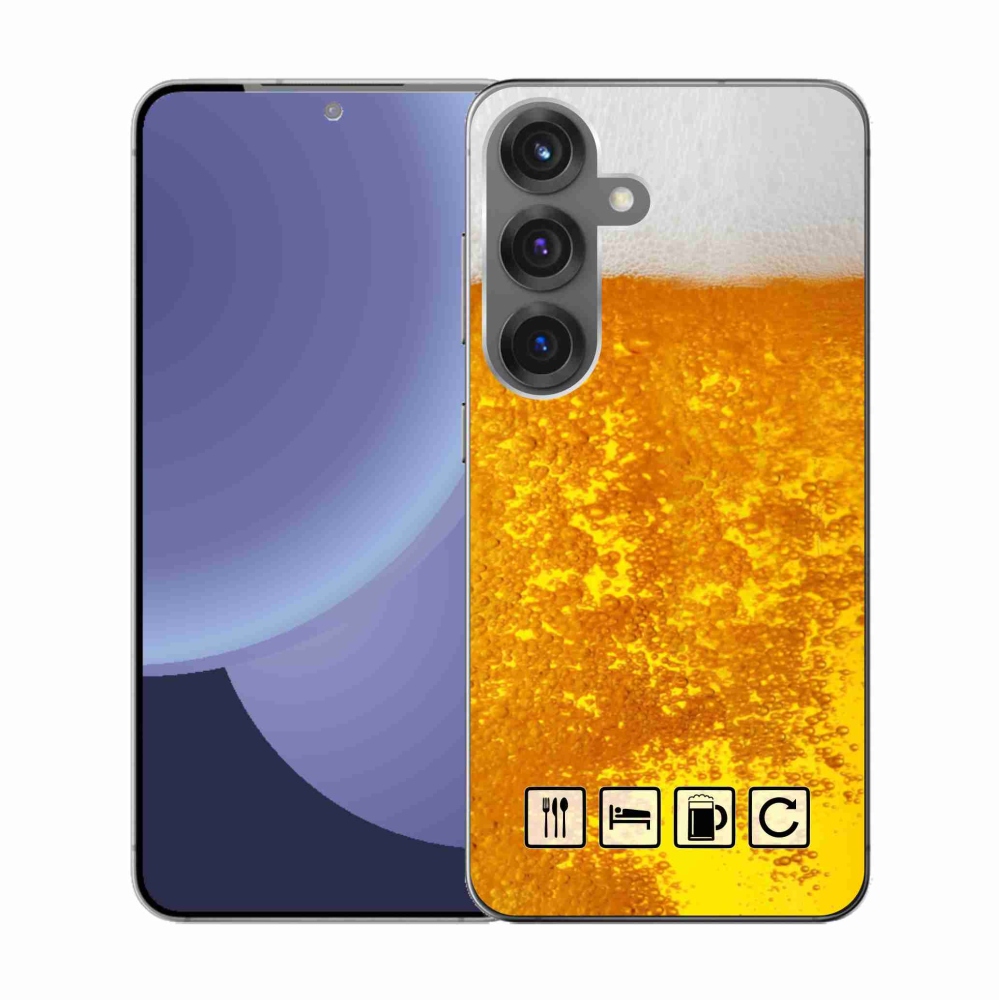 Gél borítás mmCase Samsung Galaxy S25 - sör motívum 3