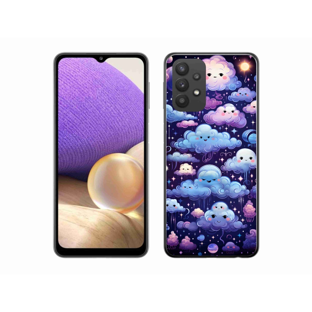 Zselés borítás mmCase Samsung Galaxy A32 5G - felhők