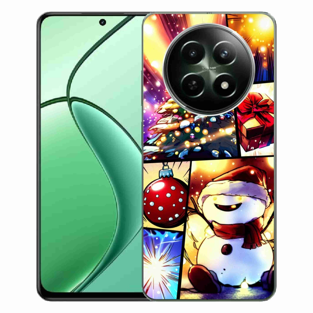 Gél borító mmCase a Realme 12 5G/12x 5G készülékhez - karácsonyi motívumok 1