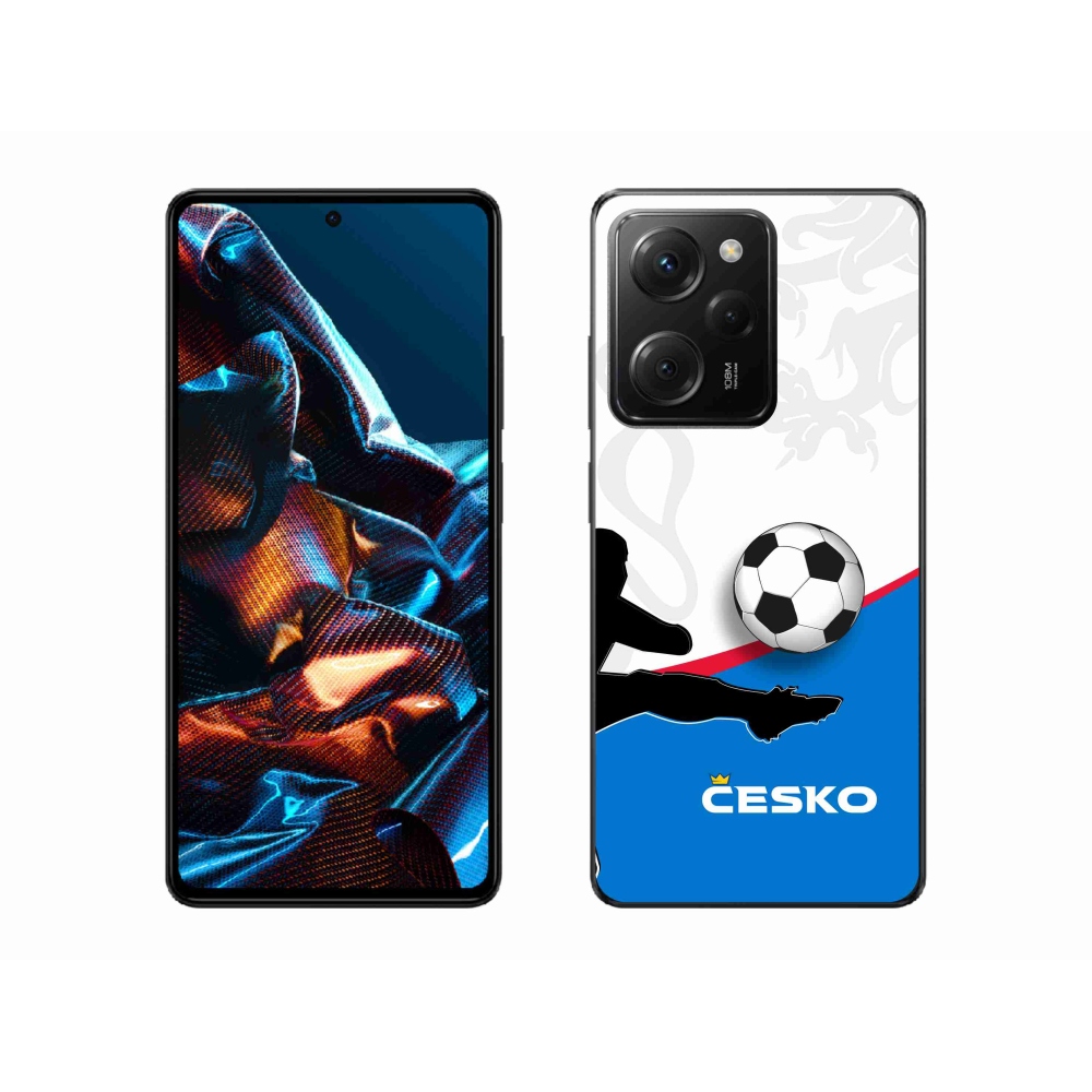 Gél borítás mmCase a Xiaomi Poco X5 Pro 5G - futball Csehország 3