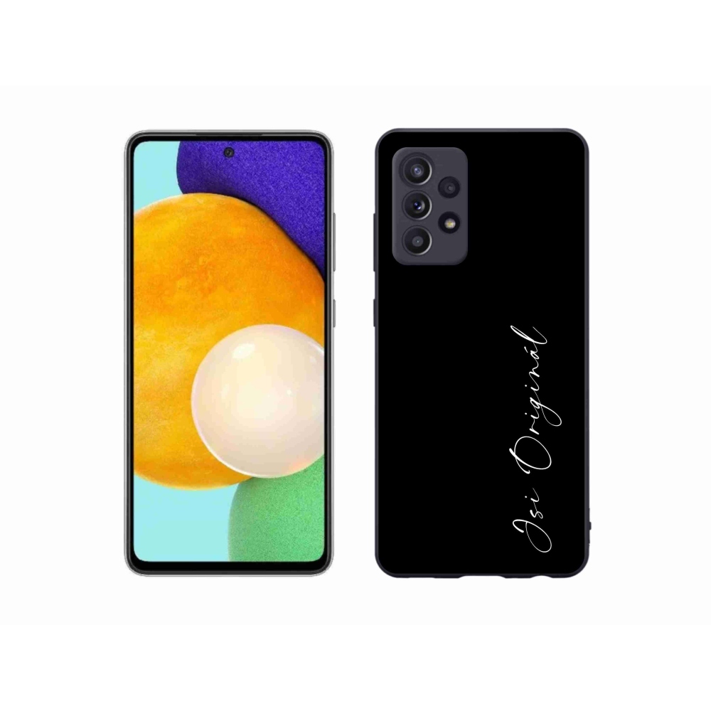 Gél borító mmCase Samsung Galaxy A52/A52 5G - te vagy az eredeti fekete háttér