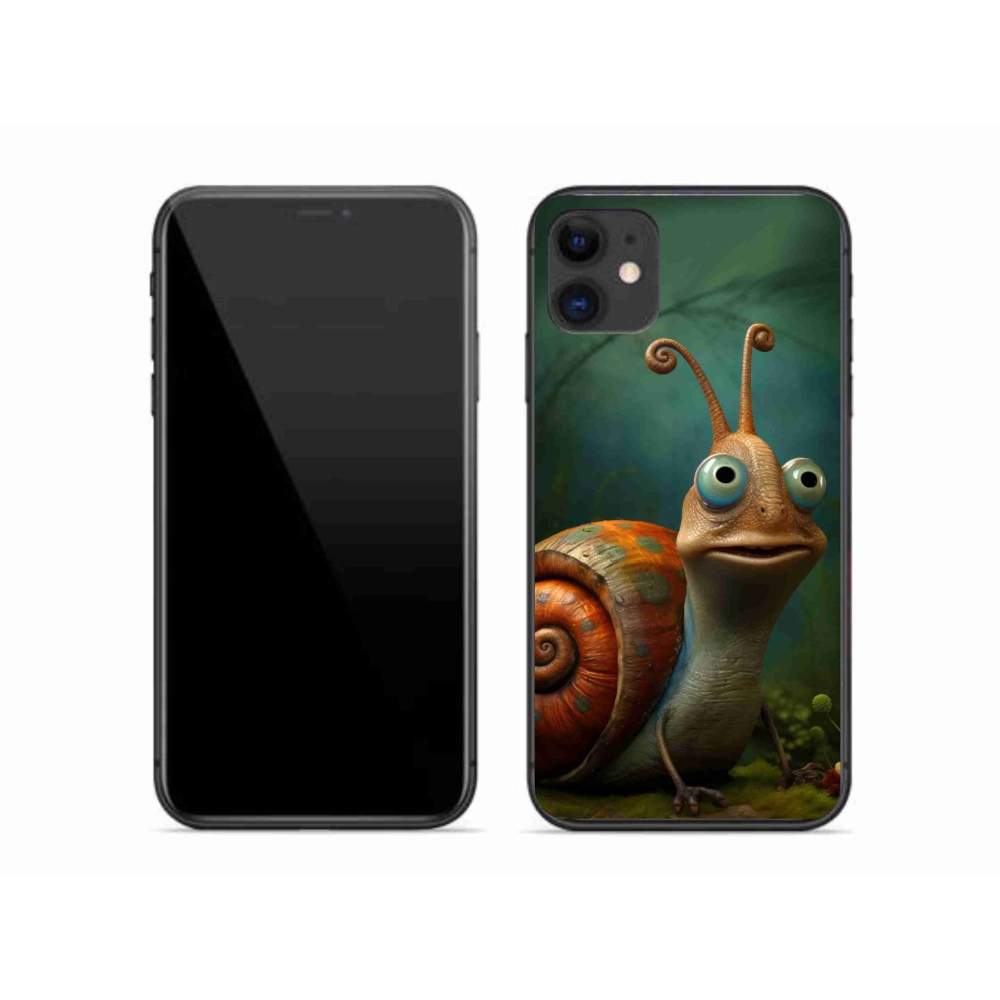 Zselés borítás mmCase iPhone 11 készülékhez - csiga