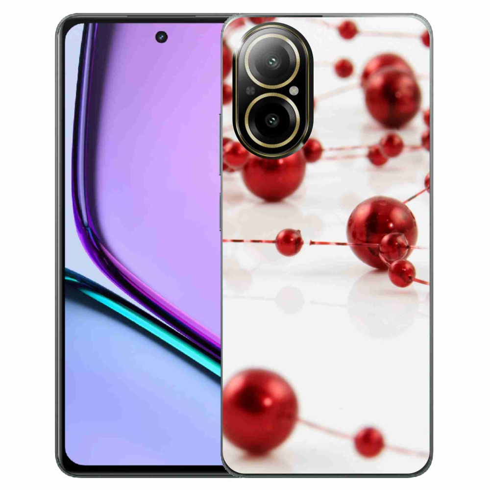 Gél borító mmCase a Realme C67 készülékhez - karácsonyi lánc