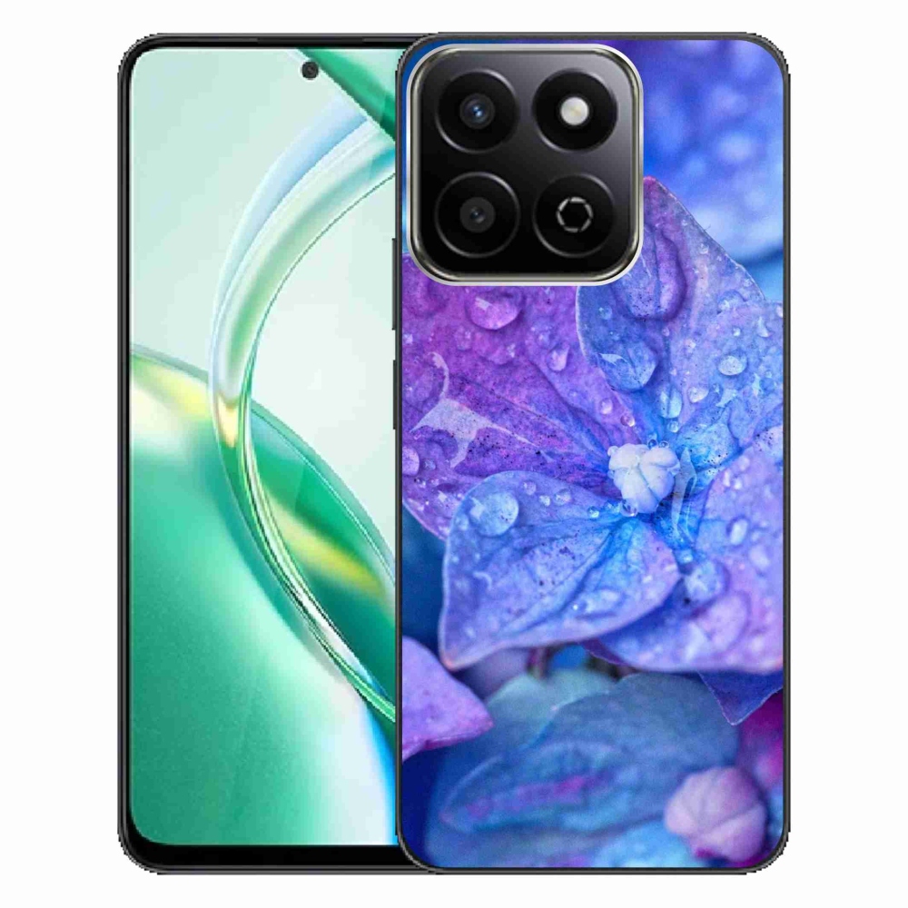 Zselés borító mmCase a Honor 200 Smart 5G készülékhez - lila virág