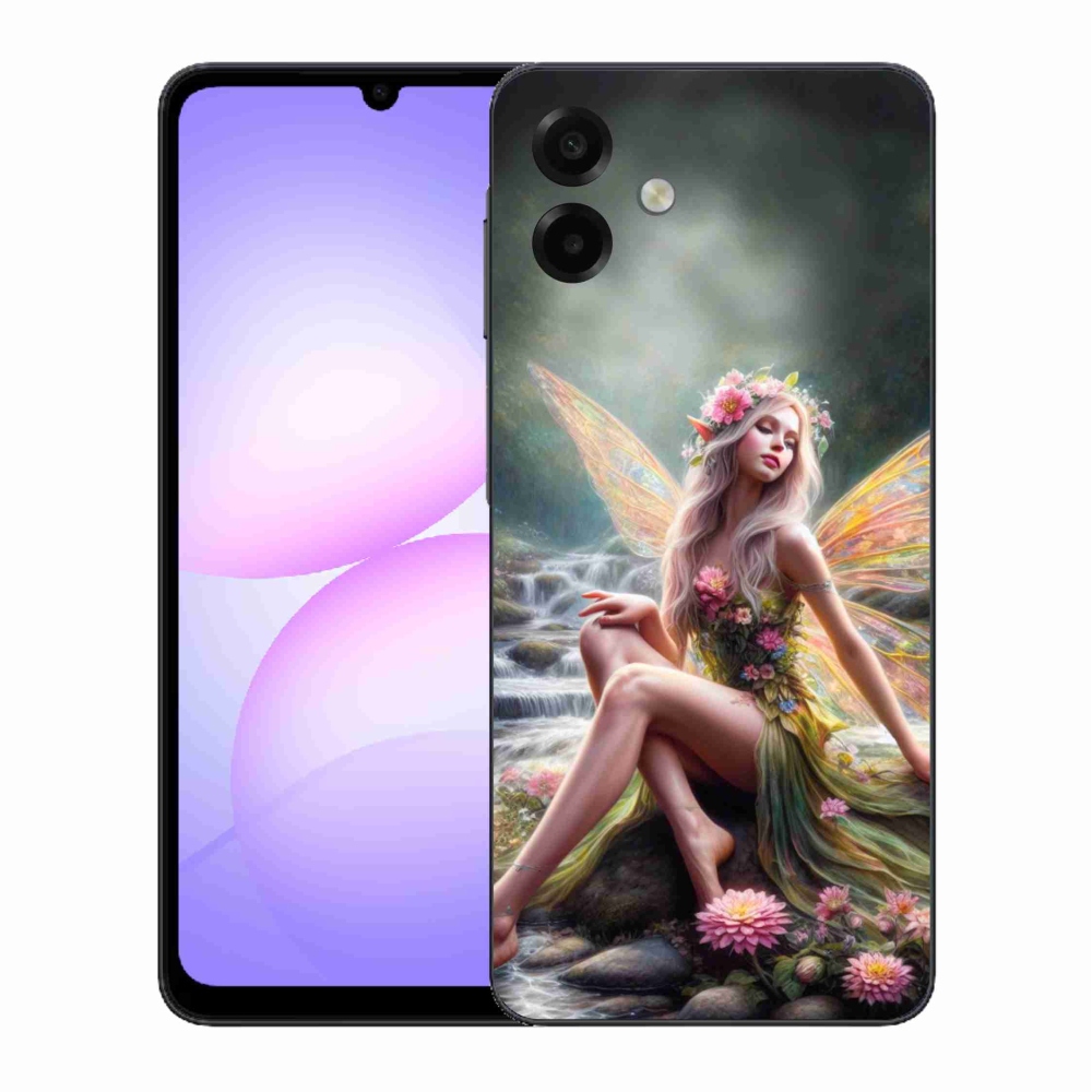 Gél borítás mmCase Samsung Galaxy A07 4G - pillangó nő 1