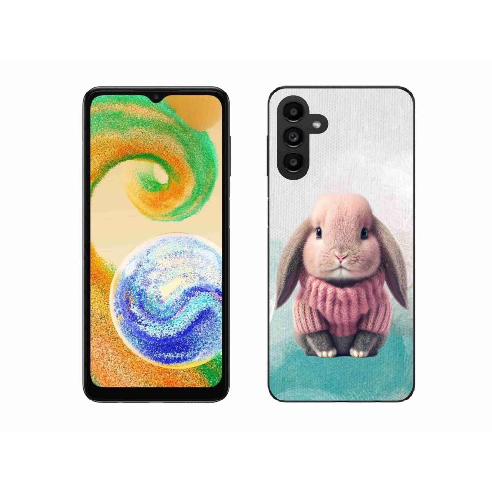 Zselés borítás mmCase Samsung Galaxy A04s (164.7x76.7x9.1mm) - nyúl pulóverben