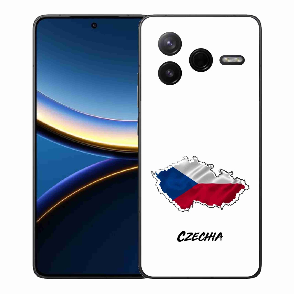 Gél borítás mmCase a Xiaomi Poco F7 Pro készülékhez - Csehország fehér háttér