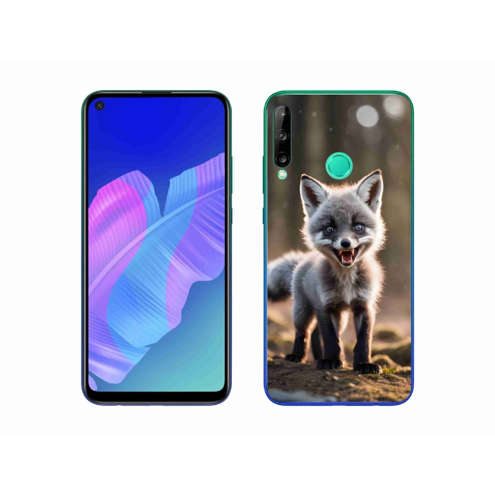 Gél borítás mmCase a Huawei P40 Lite E számára - dühös róka