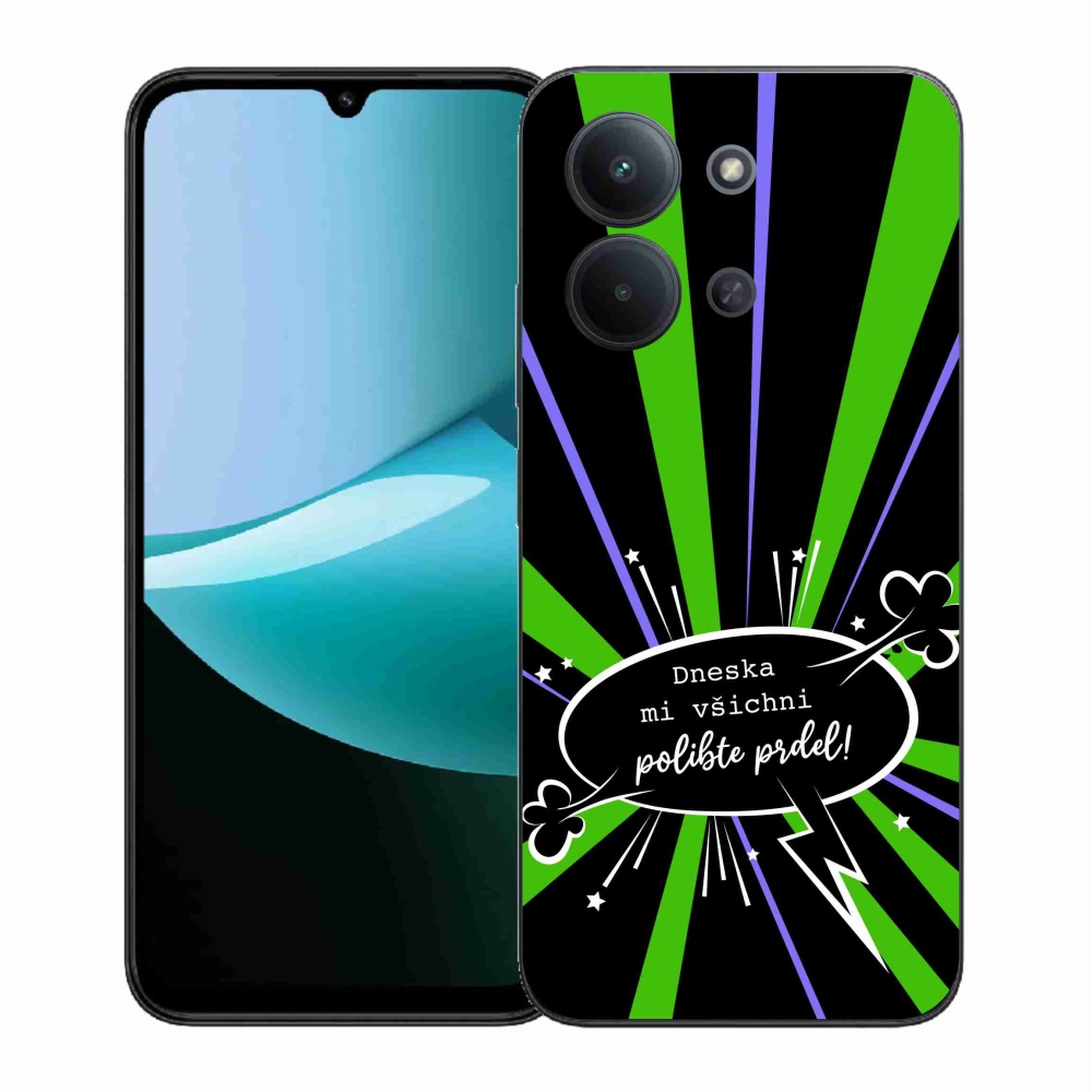 Gél borító mmCase a Xiaomi Redmi 15C 4G (171mm)/Poco C85 4G (171mm) - vicces szöveg 15 fekete háttérrel